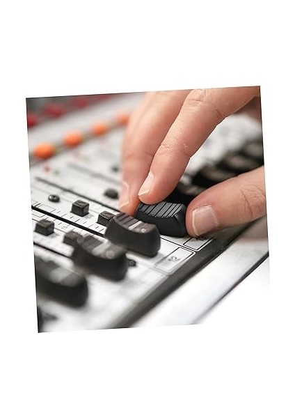 35MM Mikser Potansiyometre Sürgülü Düğmeler - 5 Set Mikser Konsolu Için Sürgülü Potansiyometre Ses Düğmeleri Yedek Parçalar modelleri