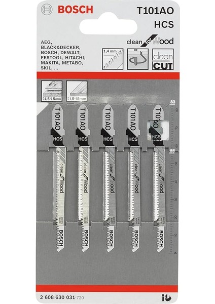 Professional Dekupaj Testeresi Bıçağı, Gri, 5 Adet fiyatları