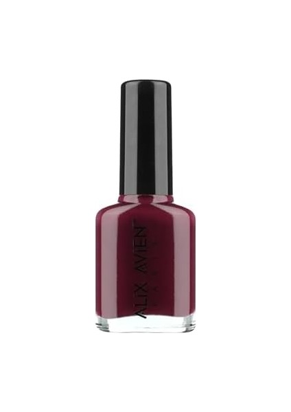 Alıx Avıen Bordo Oje 107 - Yüksek Pigmentli Uzun Süreli Kalıcılık Hızlı Kuruma - Nail Lacquer 107