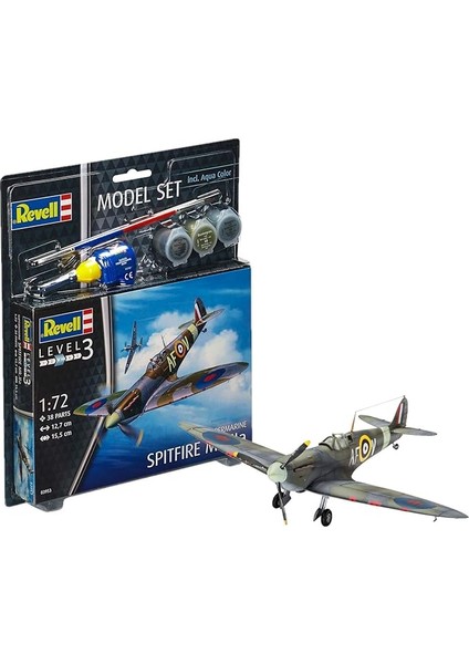1:72 Spitfire Mk-Iıa Uçak VBU63953
