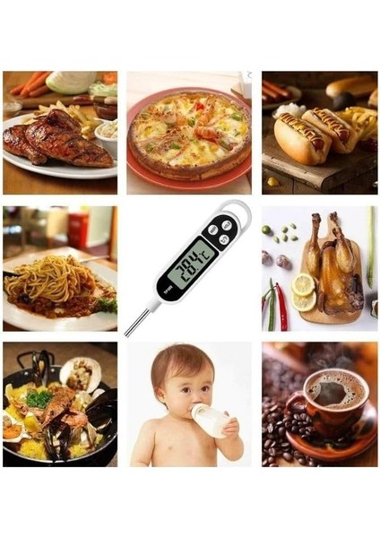 Çubuk Termometre Sıvı Gıda Et Su Yiyecek Ölçer Mutfak TP300 fiyatları