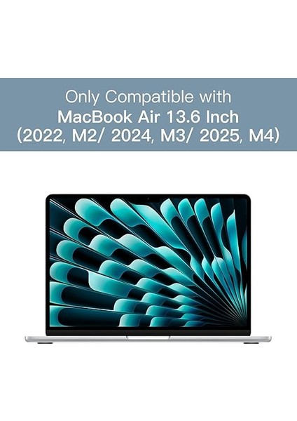 Ekran Koruyucu Için MacBook Air 13.6 Inç (2025/2024/2022, M4/m3/m2), Parlama Önleyici Film Mat, Parmak Izi Önleyici, 2 Paket modelleri