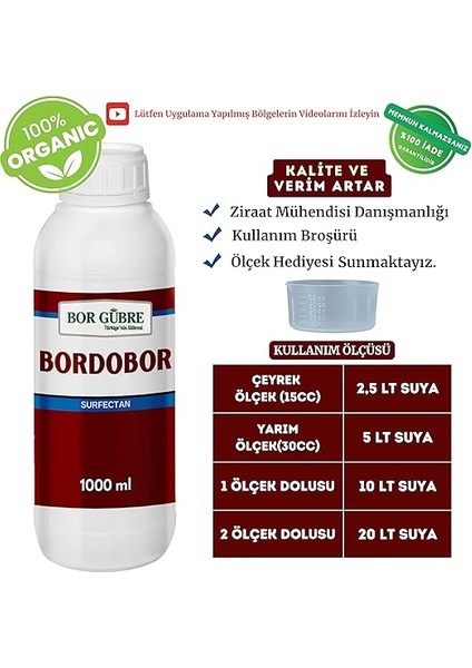 1000ML- Bordobulamacı Zeytin Için Gübre- Geliştirir-Korur-Direncini Arttırır fiyatları