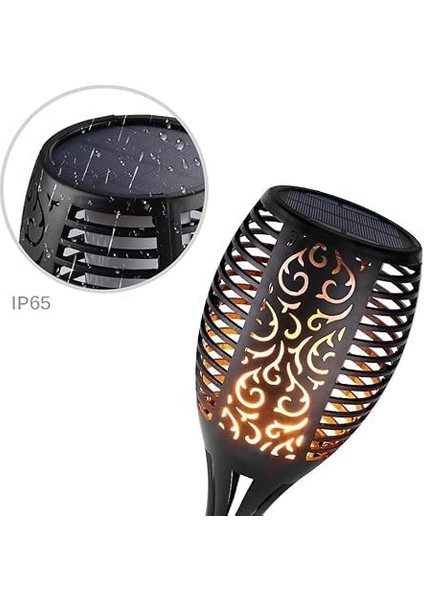 Alevli Solar Bahçe Aydınlatma Güneş Enerjili 12 Ledli IP65 fırsatları