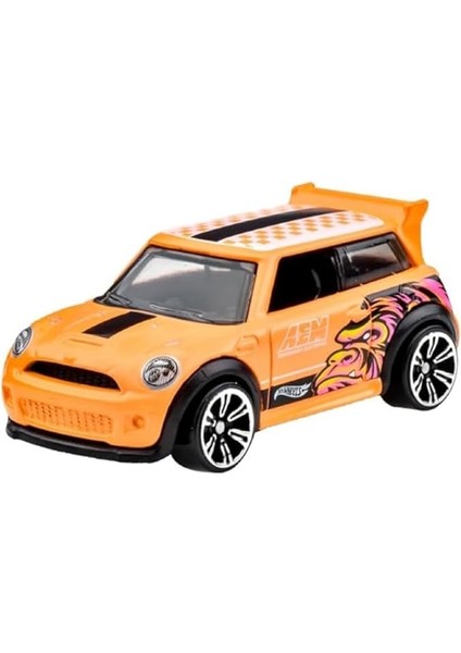 Wheels Neon Yarışlar Temalı Arabalar JBY96 Neon Speeders Mini Cooper S Challenge