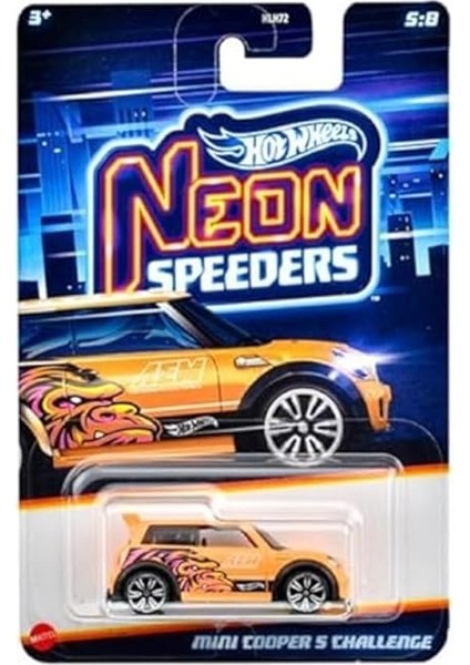Wheels Neon Yarışlar Temalı Arabalar JBY96 Neon Speeders Mini Cooper S Challenge fiyatları