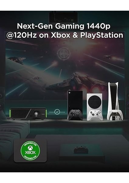 X2-4kpro Xbox Lısanslı 4K Hdr Cozunurluklu Kısa Mesafe Akıllı LED Projeksıyon fırsatları