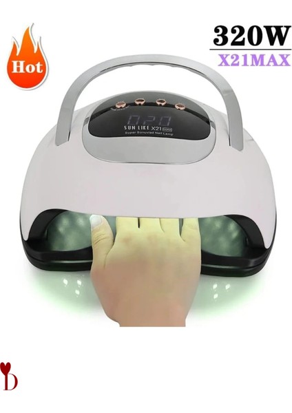 21 Uv LED Tırnak Kurutucu 320 W 72 Uv LED Protez Tırnak Kalıcı Oje Kurutma Makinesi 2024 fırsatları