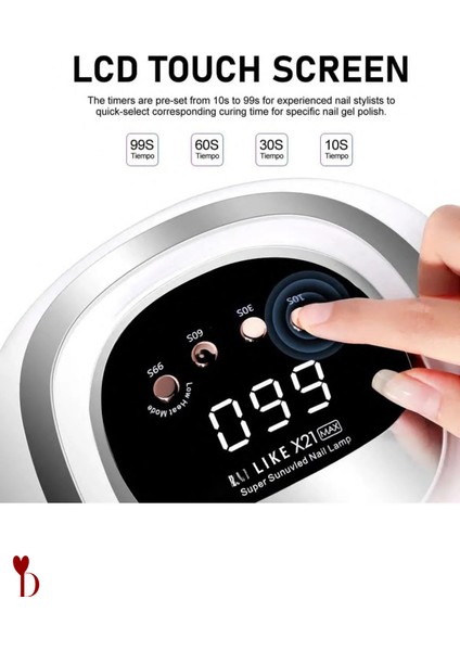 21 Uv LED Tırnak Kurutucu 320 W 72 Uv LED Protez Tırnak Kalıcı Oje Kurutma Makinesi 2024 indirimleri