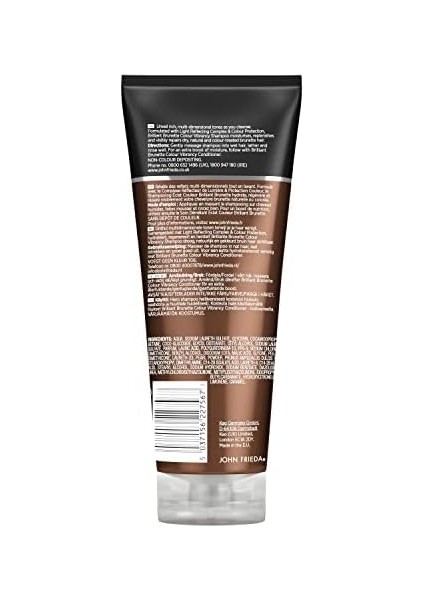 John Frieda Kahverengi Saçlara Özel Renk Koruyucu Nemlendirici Şampuan