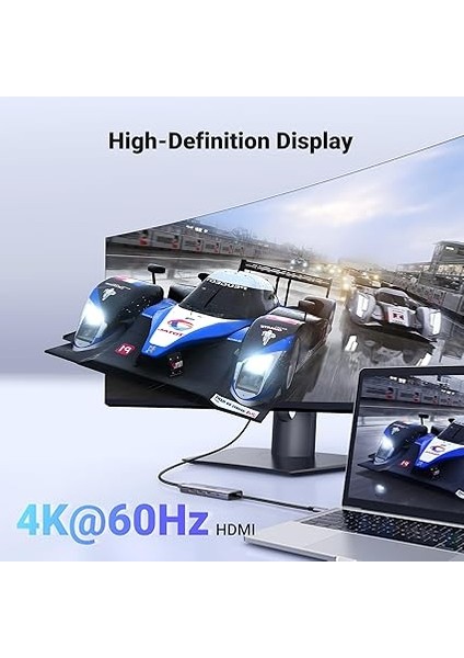 Type-C To 4K/60Hz HDMI 3*usb 3.0 100W Pd Güç Girişi Çoklayıcı Hub Adaptör fiyatları