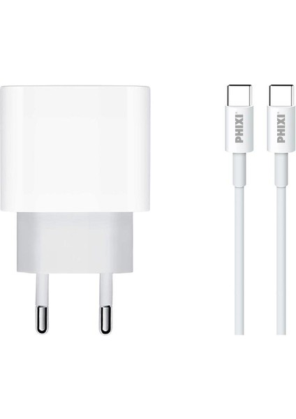 Force QCH281T Pd 15W Type-C To Type-C Şarj Cihazı