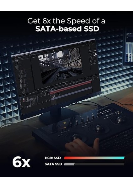 NM610PRO 2tb Ssd, M.2 2280 Pcıe GEN3X4 Nvme 1.4 Dahili, 3300 Mb/sn'ye Kadar Okuma, 2600 Yazı, Dahili 3D Nand Flash Solid State Sürücü, Dizüstü, Masaüstü Için fırsatları