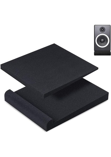 2 Adet Stüdyo Monitörü Izolasyon Pedleri, Yüksek Yoğunluklu Akustik Köpük, Yüksek Yoğunluklu Şişirilmiş Pamuk, 30 x 20 x fiyatları