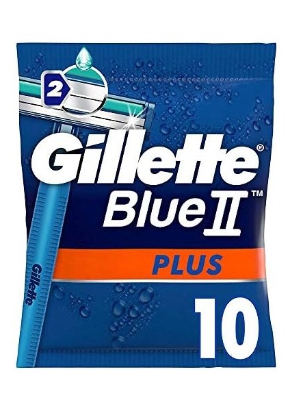 Gillette Blue2 Plus Kullan At Erkek Tıraş Bıçağı 10'lu