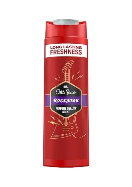 Old Spice Rockstar Erkek Duş Jeli ve Şampuan 400 ml fiyatları