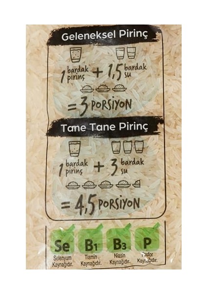 Yayla Tane Tane Pirinç 2 kg fiyatları