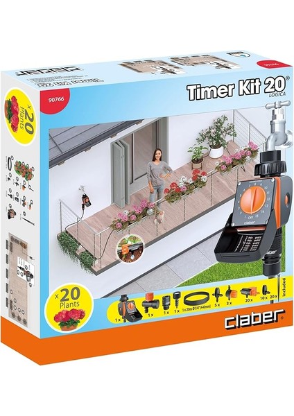 D90766000 – Kit 20 Zamanlayıcı Logica Clasic 20 Çiçek Saksısı