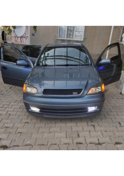Opel Astra G 1998-2004 Uyumlu Evrensel 2 Parça Astra H Model Ön Ek Tampon Dili Lip Esnek Karlık