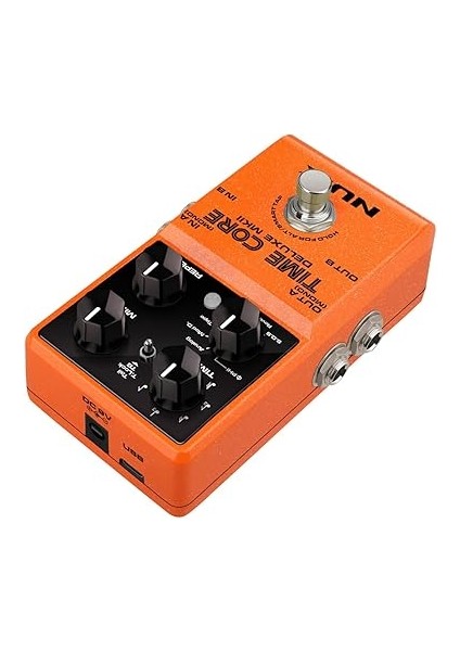Time Core Deluxe Mkıı Gecikme Efekt Pedalı, 7 Tip Gecikme, 40 Saniye Stereo Cümle Looper fırsatları