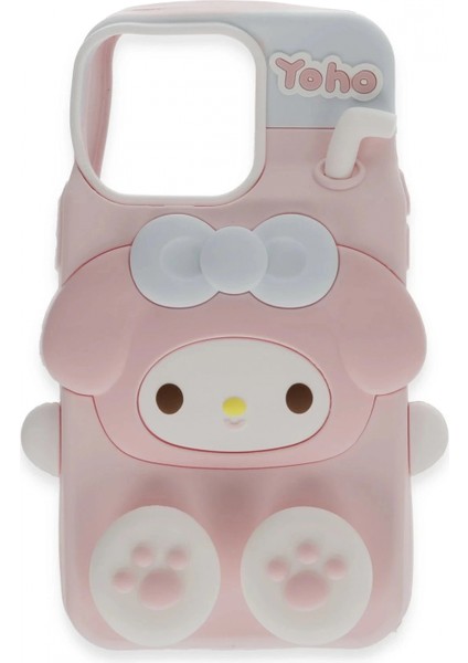 iPhone 15 Pro Max Kılıf Poky Karakter Silikon Kapak - Desen 2 (K95)