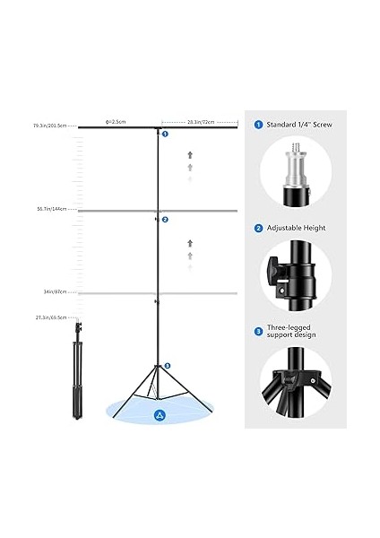 Yeşil Arka Plan Standı Seti, 5 x 2 Ft Chromakey Yeşil Fotoğraf Arka Planı, 5 x 6,6 Ft T Şeklinde Arka Plan Standı, 5 Kelepçe ve Taşıma Çantası, Oyun/youtube/video Konferans/fotoğraf Için modelleri