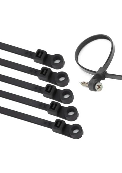 Delikli Kablo Bağı Plastik Kelepçe 100LÜ Paket Siyah 3.6X150MM fiyatları