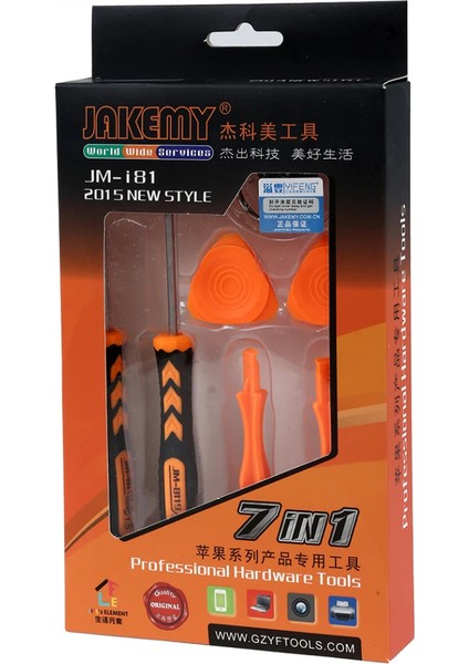Jakemy Jm-I81 7 In1 Apple Serisi Için Açama Tamir SETI-(5775) - F306X882-H10306 indirimleri