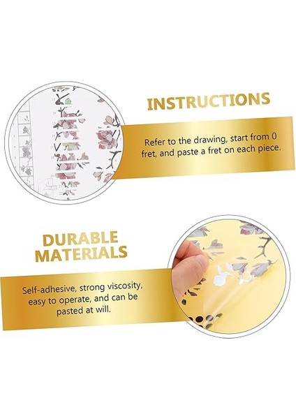 Gitar Sticker Kendinden Yapışkanlı Gitar Yaması Yaratıcı Parmak Tahtası Sticker ve Gitarlar Için Uygun Aksesuarlar fiyatları