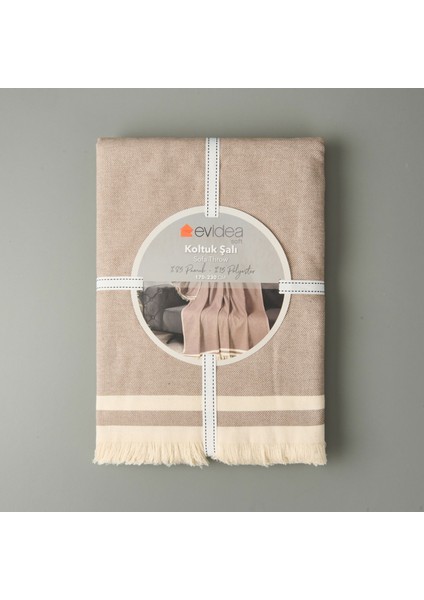 Soft Dalinda Koltuk Şalı - Kahverengi - 170X230 cm modelleri