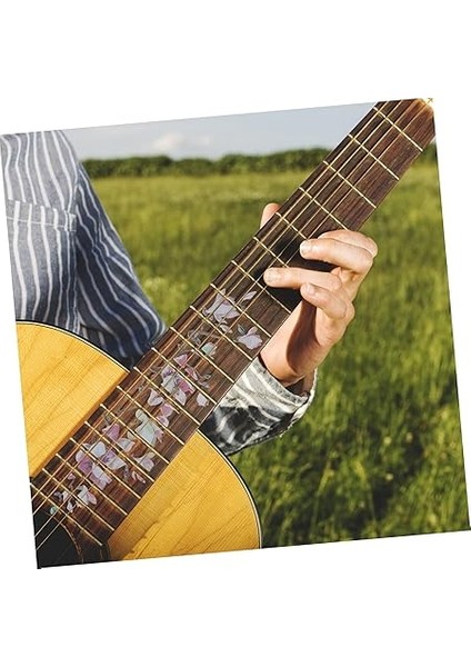 Gitar Sticker Kendinden Yapışkanlı Gitar Yaması Yaratıcı Parmak Tahtası Sticker ve Gitarlar Için Uygun Aksesuarlar indirimleri