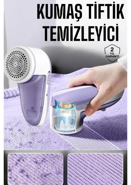 Tiftik Temizleme Makinesi USB Şarjlı Tüy Toplayıcı Kablosuz