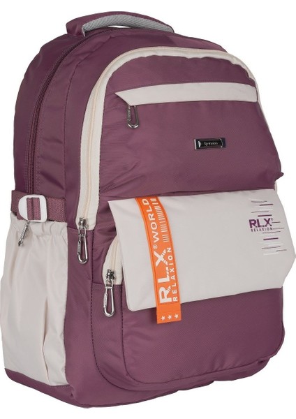 Relaxion Yeni Sezon Su Geçirmez Kumaş Okul Günlük Kullanıma Uygun Sırt Çantası