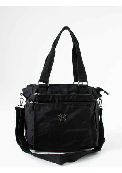 Sanmorris Glc Kadın Büyük Boy Bölmeli Suya Dayanıklı Krinkıl Kumaş Çapraz ve Omuz Askılı ÇANTA7002 fiyatları