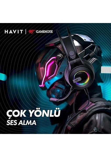 Gamenote H2040D Rgb Aydınlatmalı Mikrofonlu Gaming Oyuncu Kulaklığı - 3.5mm Jack + USB fırsatları
