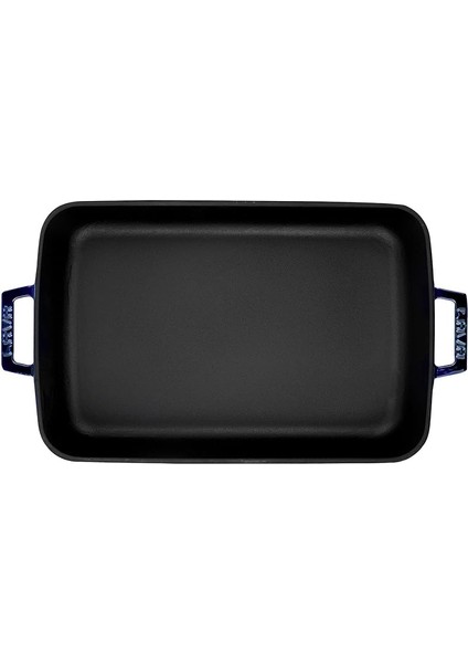 Metal Premium Serisi - Döküm Rosto ve Fırın Tepsisi, Dikdörtgen, 26X40 Cm, Majolik Mavi modelleri