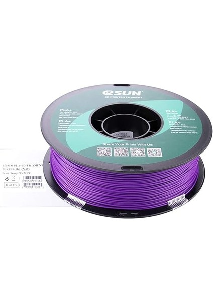 Pla + Filament 1.75 mm Mor fiyatları