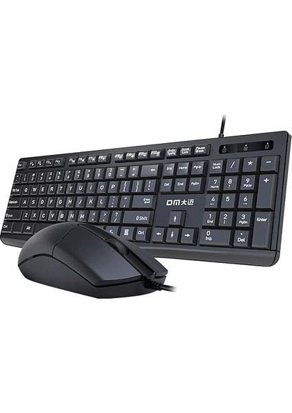 K11 USB Kablolu Ingilizce Q Klavye ve Mouse Seti fiyatları