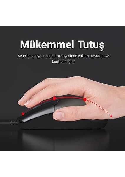 K11 USB Kablolu Ingilizce Q Klavye ve Mouse Seti modelleri