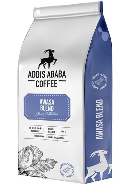 Addis Ababa Coffee - Awasa Blend Kahve 1000 Gr. (Kavrulmuş Çekirdek) fiyatları