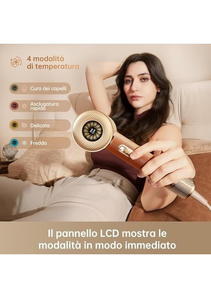 Dreame Hair Miracle Saç Kurutma Makinesi 5 Nozul, Hızlı Kurutma, 600 Milyon Negatif Iyon, 130.000 Rpm Yüksek Hızlı Motor, Hafif, Düşük Gürültü, 57°c'de Sabit Sıcaklık modelleri