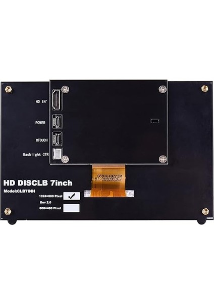 7 Inç Hd IPS Kapasitif Dokunmatik Ekran 1024 * 600 Çözünürlüklü Küçük Taşınabilir, USB Hd Arayüzü ile Raspberry Pi Eğitim Aracı ile Uyumlu fiyatları