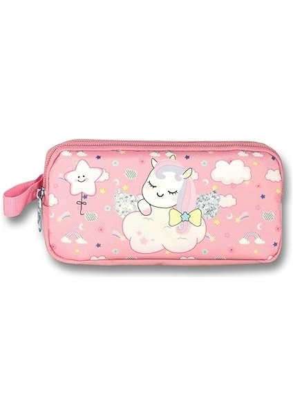 Çanta Cennec Uyuyan Unicorn Pembe-Beyaz Kalem Çantası - Kız Çocuk fiyatları