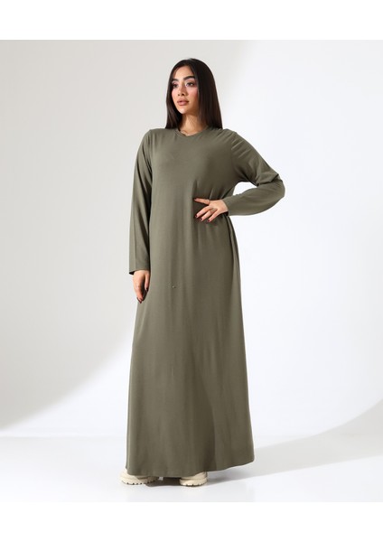 Kadın Yün Viskon Uzun Büyük Beden Elbise fiyatları