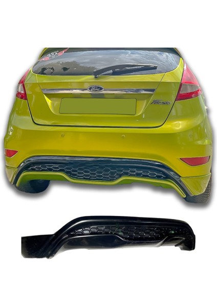 Ford Fiesta St Difüzör (Plastik) 2009-2017 Uyumlu Parlak Siyah