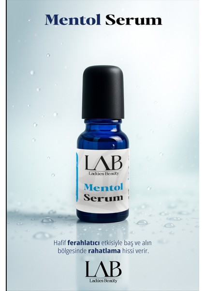 Lab Baş Boyun ve Alın Bölgelerinde Rahatlama Hissi Veren Ferahlatıcı Mentol Serum fiyatları