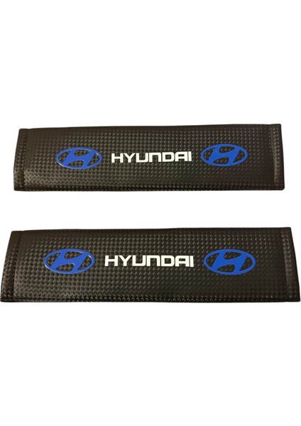 Hyundaı Logolu Suni Deri Emniyet Kemer Pedi ( 2 Adet )