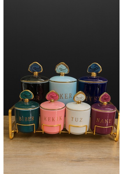 Mutfak 7 Li Baharat Seti