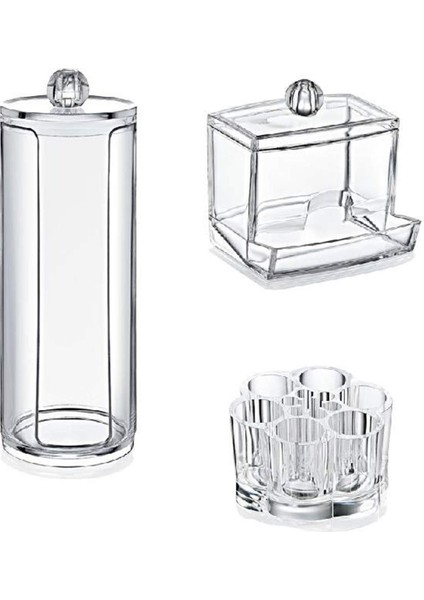 3'lü Organizer Makyaj Kozmetik Organizeri modelleri