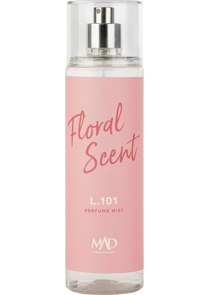 Mad B103 200 ml Kadın Parfüm Body Mist –ahududu, Yasemin, Amber